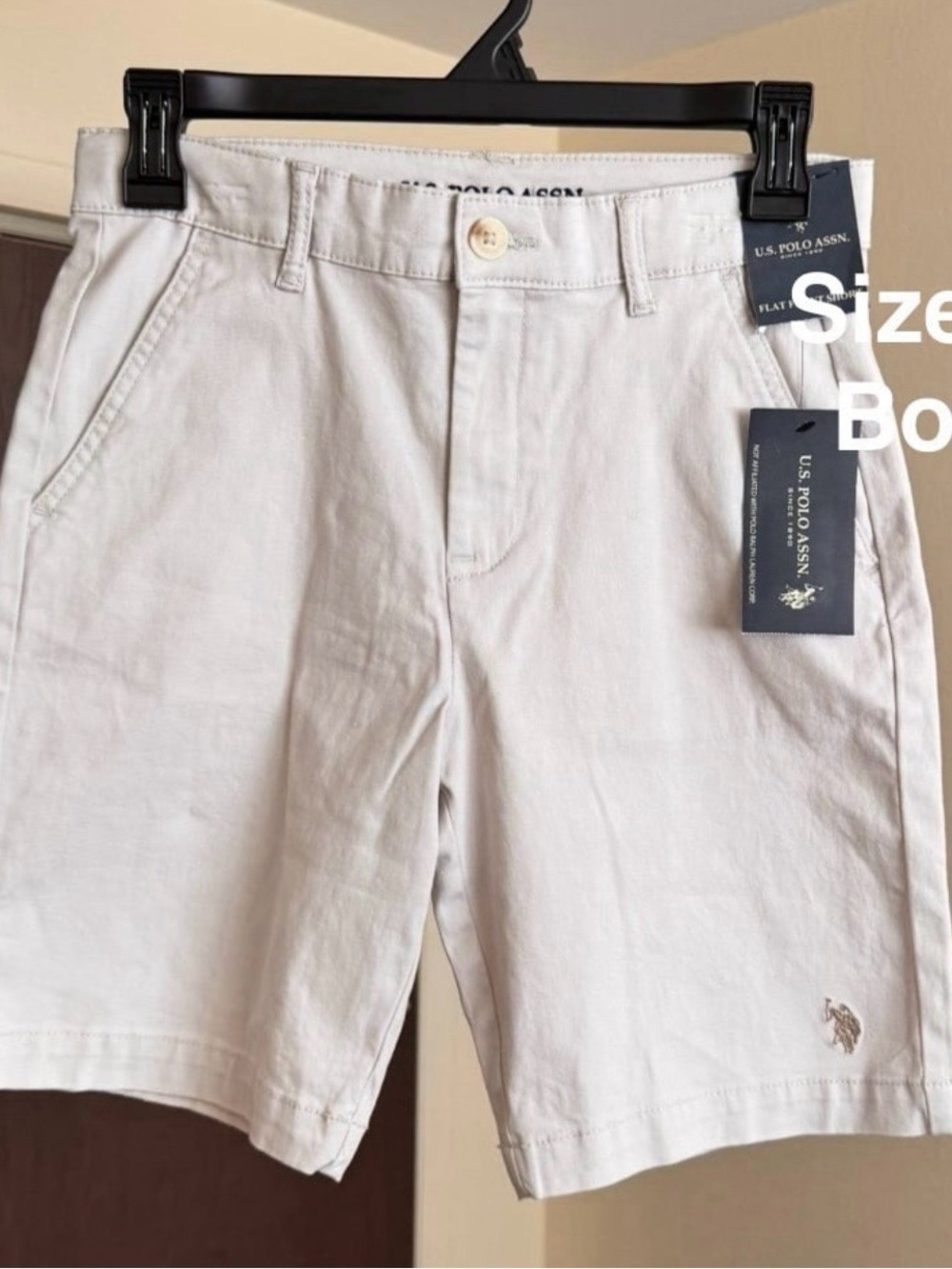 U.S. Polo Assn. Boys Twill Hartford Short, Size 12